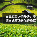 文章家具维修秘诀:宁德本地师傅教你轻松解决家具小问题(图2) 家具维修小技巧:松动、掉漆、开裂问题应对全攻略-润德福屋智家网(图2)