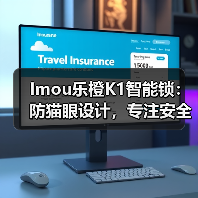 Imou乐橙K1智能锁:防猫眼设计,专注安全与美观设计(图3) 乐橙K1智能锁安全测评:四项严苛测试验证品质-润德福屋智家网(图3)
