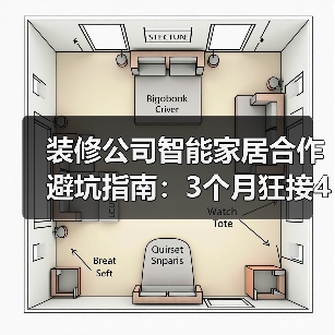 装修公司智能家居合作避坑指南:3个月狂接47单的实战复盘(图2) 装修公司智能家居合作避坑指南:3个月狂接47单的实战复盘(图2)
