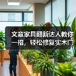 实木门缝隙修复方法：简单有效技巧-润德福屋智家网