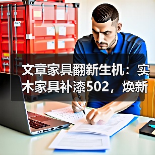 实木家具补漆技巧：502胶水修复方法-润德福屋智家网(图2)