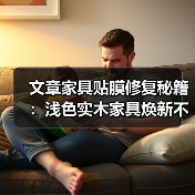 文章家具贴膜修复秘籍:浅色实木家具焕新不再难(图2) 浅色实木家具贴膜修复技巧轻松焕新指南-润德福屋智家网(图2)