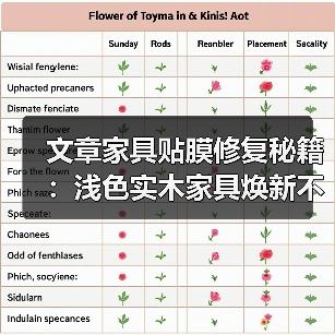 文章家具贴膜修复秘籍:浅色实木家具焕新不再难(图4) 浅色实木家具贴膜修复技巧轻松焕新指南-润德福屋智家网(图4)