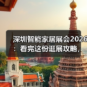 深圳智能家居展会2026:看完这份逛展攻略,少走3年弯路(图2) 2026深圳智能展:从语音控制到无感交互的终极答案-润德福屋智家网(图2)
