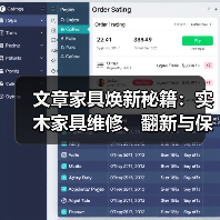 文章家具焕新秘籍:实木家具维修、翻新与保养之道(图2) 实木家具维修翻新保养方法指南-润德福屋智家网(图2)