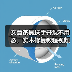 文章家具扶手开裂不用愁,实木修复教程视频大揭秘!(图3) 实木家具扶手开裂修复方法与教程-润德福屋智家网(图3)