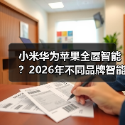 小米华为苹果全屋智能?2026年不同品牌智能家居互联终极指南(图4) 不同品牌智能设备互联指南:如何打造全屋自动化-润德福屋智家网(图4)