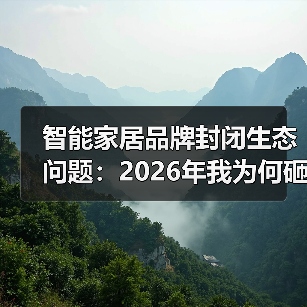 智能家居品牌封闭生态问题:2026年我为何砸掉自家网关?(图3) 智能家居品牌封闭生态困境:如何破局?-润德福屋智家网(图3)
