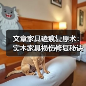 文章家具磕痕复原术:实木家具损伤修复秘诀大公开(图2) 实木家具损伤修复方法全解析-润德福屋智家网(图2)