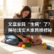文章家具“生病”了?揭秘浅实木家具维修秘诀!(图1) 实木家具维修方法:家庭实用技巧大揭秘-润德福屋智家网(图1)