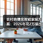 农村自建房智能家居方案:2026年花2万装出80万别墅的科技感(图2) 农村自建房智能家居方案:2026年花2万装出80万别墅的科技感(图2)