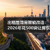 出租屋简易智能改造:2026年花500块让房东刮目相看(图1) 出租屋简易智能改造:2026年花500块让房东刮目相看(图1)