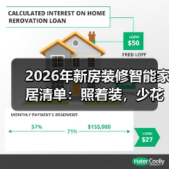 2026年新房装修智能家居清单：照着装，少花10万冤枉钱(图3)