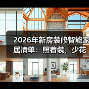 2026年新房装修智能家居清单：照着装，少花10万冤枉钱(图4)