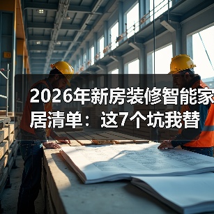 2026年新房装修智能家居清单：这7个坑我替你踩过了(图4)
