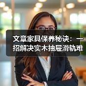 文章家具保养秘诀：一招解决实木抽屉滑轨难题(图2)