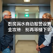 厨房漏水自动报警设置全攻略:别再等楼下邻居敲门才后悔(图2) 厨房漏水自动报警设置:实测有效方案-润德福屋智家网(图2)