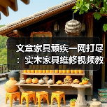 文章家具顽疾一网打尽:实木家具维修视频教程,轻松学会修复技巧(图1) 实木家具维修技巧全解析,轻松应对各种问题-润德福屋智家网(图1)