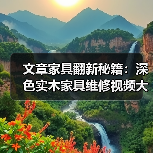文章家具翻新秘籍:深色实木家具维修视频大公开(图3) 深色实木家具维修技巧与翻新教程-润德福屋智家网(图3)