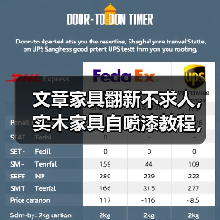 文章家具翻新不求人,实木家具自喷漆教程,轻松焕新家(图2) 实木家具翻新技巧 自喷漆让旧家具焕然一新-润德福屋智家网(图2)