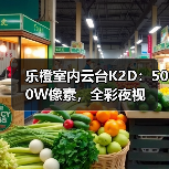 乐橙室内云台K2D:500W像素,全彩夜视(图3) 乐橙K2D升级亮点解析:家庭安防新体验-润德福屋智家网(图3)