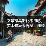 文章家具老化不用愁，实木修复大揭秘，视频教学让您轻松上手！(图4)