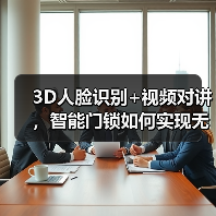 3D人脸识别+视频对讲,智能门锁如何实现无感解锁与远程可视对讲?(图3) 老人小孩也能轻松开门?智能门锁如何提升居家安全-润德福屋智家网(图3)
