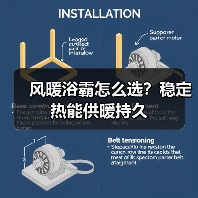 浴室取暖器怎么选？高效节能全解析-润德福屋智家网
