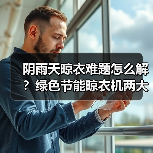 阴雨天晾衣难？极薄晾衣机如何高效除湿烘干？-润德福屋智家网(图2)