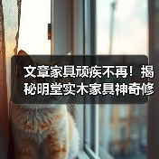 文章家具顽疾不再!揭秘明堂实木家具神奇修复术(图1) 文章家具顽疾不再!揭秘明堂实木家具神奇修复术(图1)