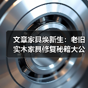 文章家具焕新生:老旧实木家具修复秘籍大公开(图4) 文章家具焕新生:老旧实木家具修复秘籍大公开(图4)