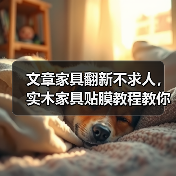 文章家具翻新不求人,实木家具贴膜教程教你轻松焕新(图4) 文章家具翻新不求人,实木家具贴膜教程教你轻松焕新(图4)
