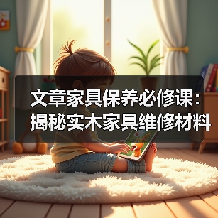 文章家具保养必修课:揭秘实木家具维修材料的奥秘(图2) 文章家具保养必修课:揭秘实木家具维修材料的奥秘(图2)