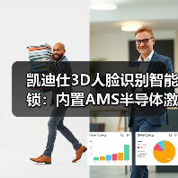 凯迪仕3D人脸识别智能锁:内置AMS半导体激光雷达传感器(图4) 3D人脸识别智能锁安全吗?凯迪仕K20 Pro Max真实测评:照片视频无法开锁,黑夜也能刷脸-耀途润德福屋智家网(图4)