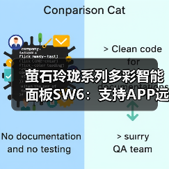萤石玲珑系列多彩智能面板SW6：支持APP远程控制，可场景联动(图4)