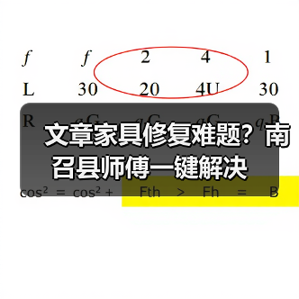 文章家具修复难题?南召县师傅一键解决(图3) 文章家具修复难题?南召县师傅一键解决(图3)