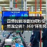 四恒智能浴霸如何秒变恒温空调？360°环形风口设计(图2)