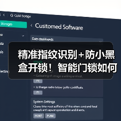 精准指纹识别+防小黑盒开锁!智能门锁如何升级家庭安全防护?(图1) 精准指纹识别+防小黑盒开锁!智能门锁如何升级家庭安全防护?(图1)