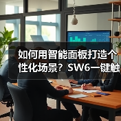 如何用智能面板打造个性化场景?SW6一键触达智能生活(图4) 萤石玲珑智能面板SW6多场景联动实现全屋自动化控制-耀途润德福屋智家网(图4)