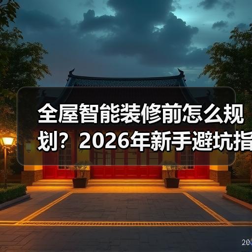 全屋智能装修前怎么规划？2026年新手避坑指南