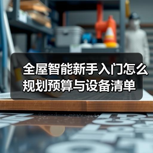 全屋智能新手入门怎么规划预算与设备清单