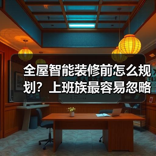 全屋智能装修前怎么规划？上班族最容易忽略的5个布线细节 - 耀途润德福屋智家网