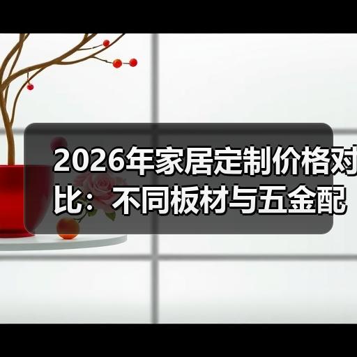 2026年家居定制价格对比：不同板材与五金配置预算分析 - 耀途润德福屋智家网